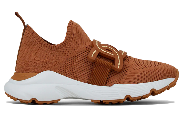 (W) TOD'S Fabric Sneaker 'Brown' 圖 2