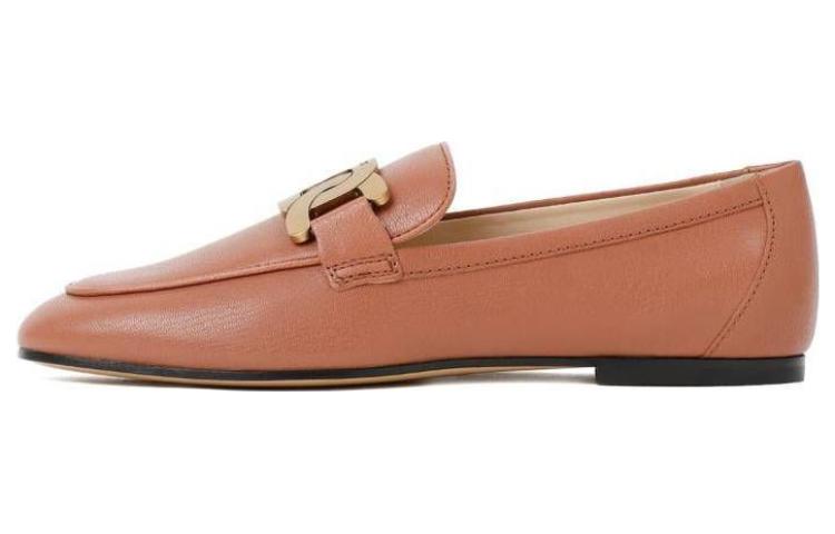 (W) TOD'S Fashion Round-Toe Loafer 'Brown'