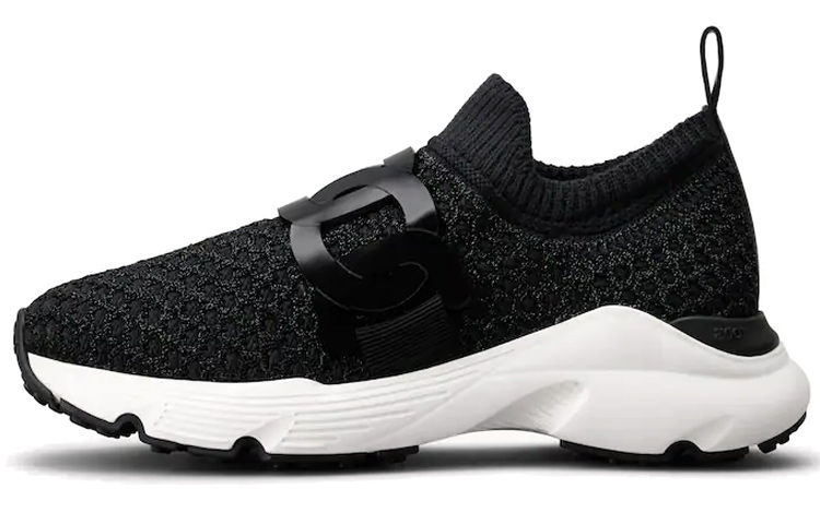 (W) TOD'S Fashion Strap Sneaker 'Black'