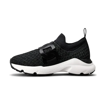 (W) TOD'S Fashion Strap Sneaker 'Black'