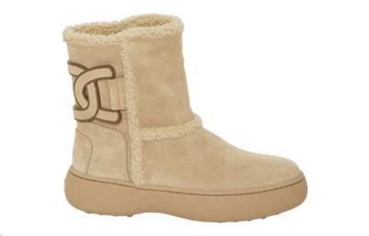 (W) TOD'S Fashion Trendy Ankle Boots 'Beige' 圖 2