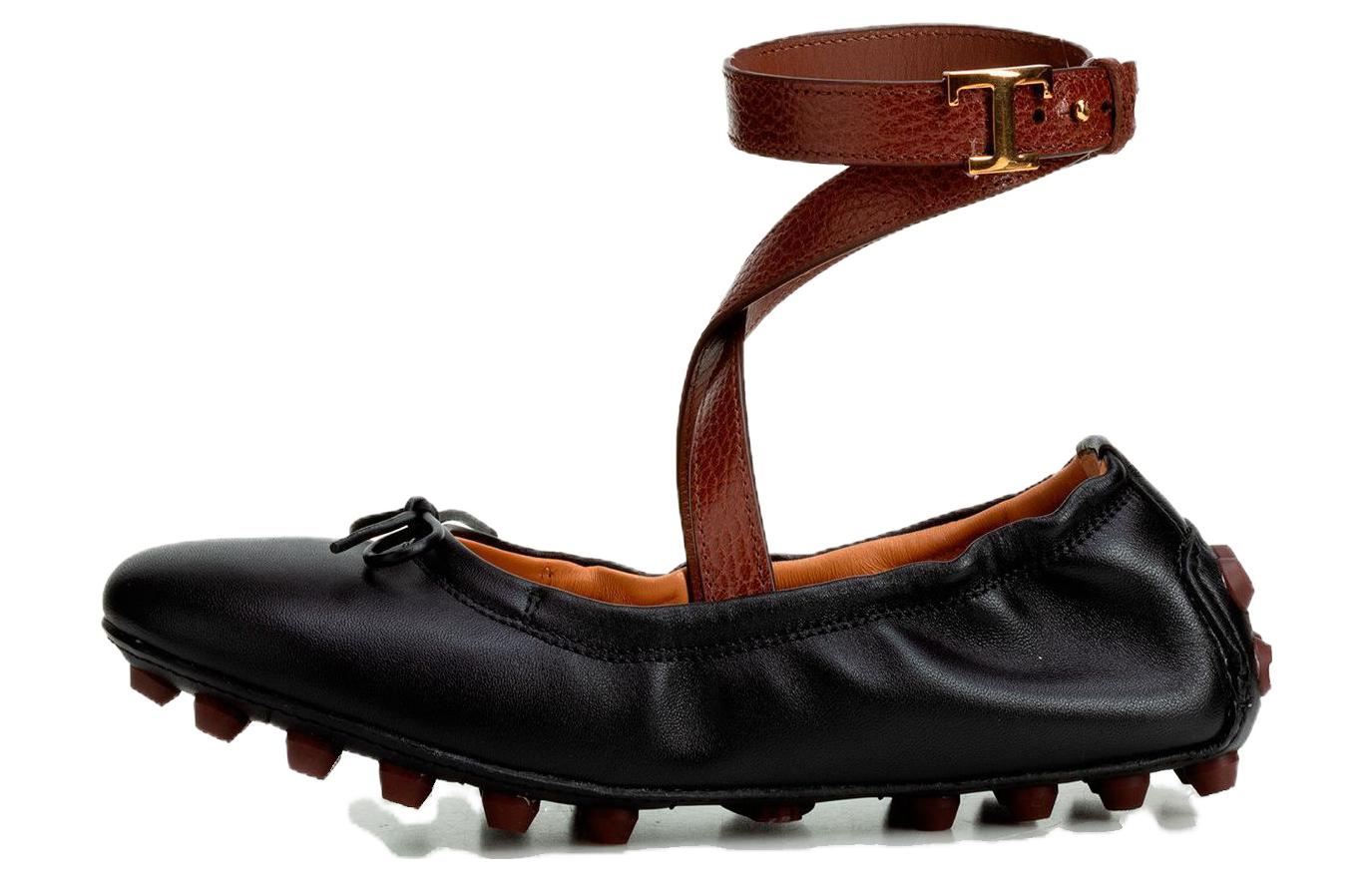 Buy (W) TOD'S Gommino 驾车鞋 '黑色' XXW76K0HS50SWH014H