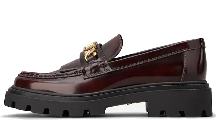 (W) TOD'S Gommino Loafer 'Burgundy Tassel'