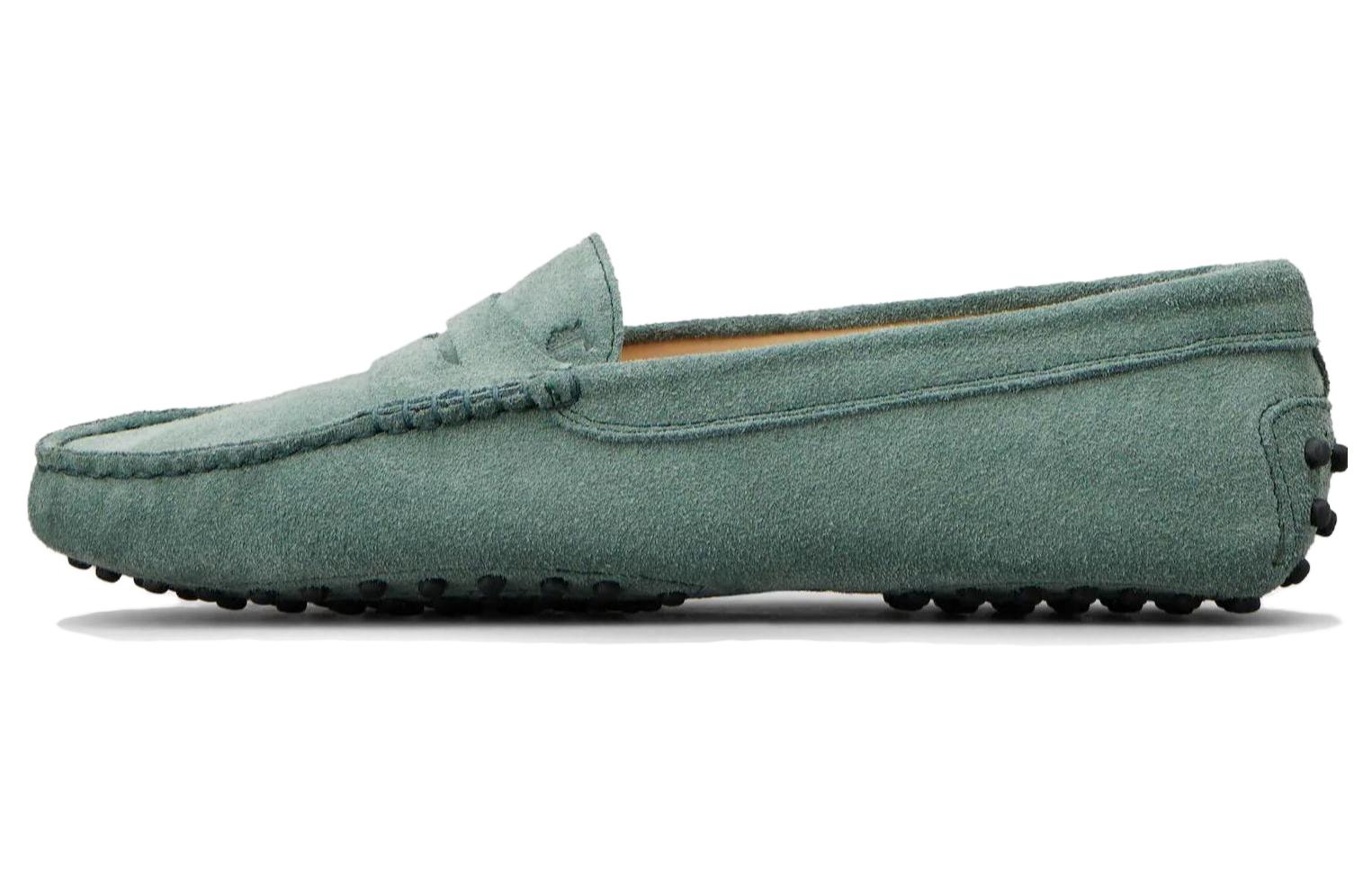 (W) TOD'S Gommino Loafer 'Green Suede'