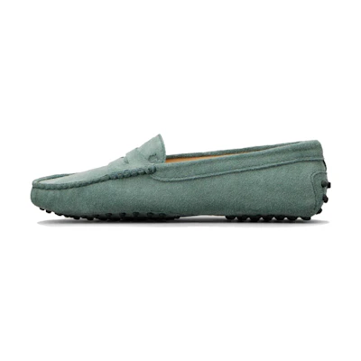 (W) TOD'S Gommino Loafer 'Green Suede'