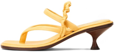 (Women) TOD'S Heeled Leather Sandals 'Yellow' XXW35K0FT70MIDG223 (Women) TOD'S Heeled Leather Sandals 'Yellow' XXW35K0FT70MIDG223