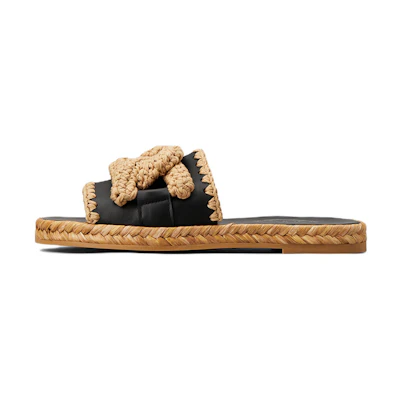 (W) TOD'S KATE 'Black Fashion Sandal'