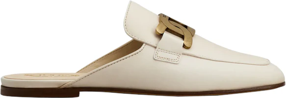 (Women) TOD'S Kate 'White with Metal Chain Detail' XXW79A0EX40NF5B008 (Women) TOD'S Kate 'White with Metal Chain Detail' XXW79A0EX40NF5B008