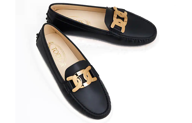 (W) TOD'S Kate Gommino 'Black Leather Loafer' 圖 2