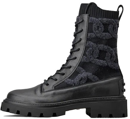(Women) TOD'S KATE Leather Boots 'Black Lace-Up' XXW08J0GB60SNOB999 Buy (Women) TOD'S KATE Leather Boots 'Black Lace-Up' XXW08J0GB60SNOB999