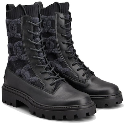 (W) 토즈 케이트 블랙 레이스업 부츠 (Tod's Kate Black Lace-up Boots) XXW08J0GB60SNOB999 Order (W) 토즈 케이트 블랙 레이스업 부츠 (Tod's Kate Black Lace-up Boots) XXW08J0GB60SNOB999
