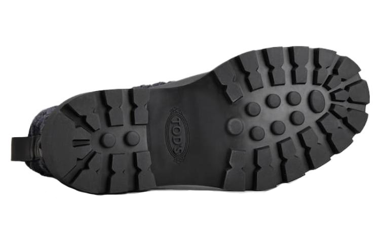 Shop (W) Bottes en Cuir TOD''S KATE ''Noires à Lacets'' XXW08J0GB60SNOB999
