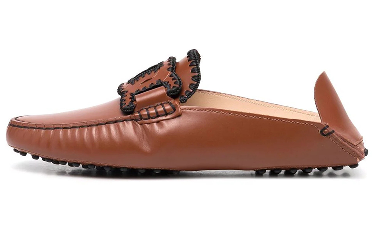 (W) TOD'S Kate Leather Mule 'Fashion Brown'