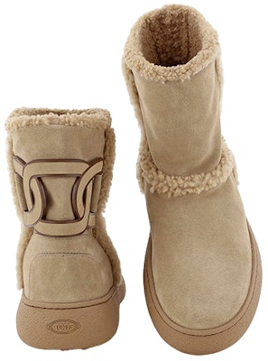 (Women) TOD'S Kate Suede Round-Toe Slip-On Ankle Boots 'Beige' XXW09J0HQ60I0X590A Lookbook (Women) TOD'S Kate Suede Round-Toe Slip-On Ankle Boots 'Beige' XXW09J0HQ60I0X590A