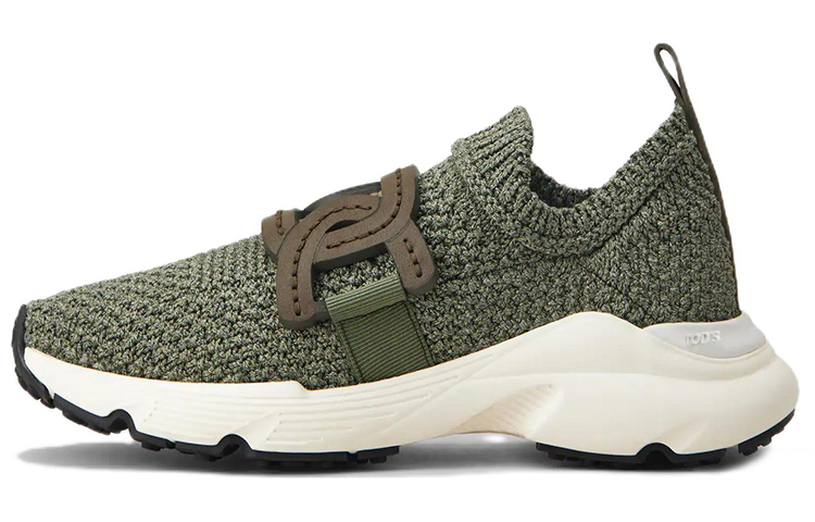 (W) TOD'S Knit Slip-On Sneaker 'Green'