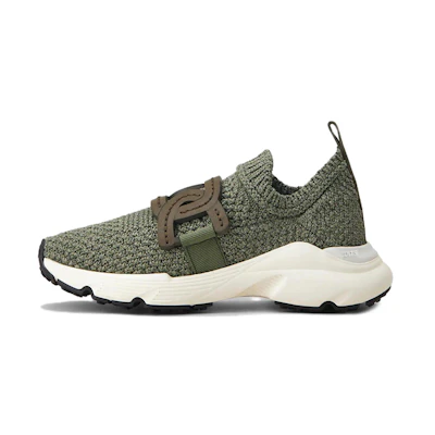(W) TOD'S Knit Slip-On Sneaker 'Green'
