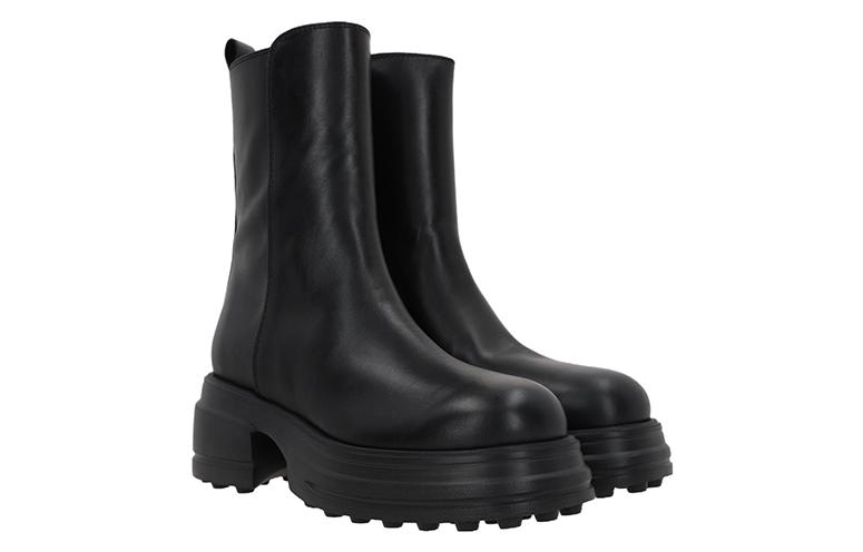(W) TOD'S Leather Ankle Boot 'Black Fashion' 圖 2