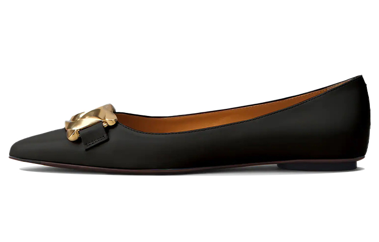 Buy (W) TOD''S Leren Ballerina Flats ''Zwart'' XXW10K0FJ20BSSB999