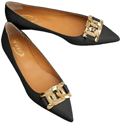 (W) TOD''S Leren Ballerina Flats ''Zwart'' XXW10K0FJ20BSSB999 Order (W) TOD''S Leren Ballerina Flats ''Zwart'' XXW10K0FJ20BSSB999