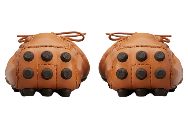 (W) TOD'S Leather Ballet Flats 'Brown Bow' 圖 3