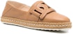 (W) TODS Kulit Rantai 'Camel Espadrille Flats' XXW66B0EM80RNLC811