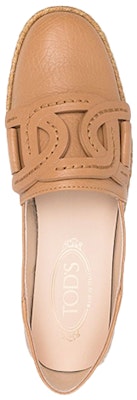 (W) TODS Kulit Rantai 'Camel Espadrille Flats' XXW66B0EM80RNLC811 Shop (W) TODS Kulit Rantai 'Camel Espadrille Flats' XXW66B0EM80RNLC811