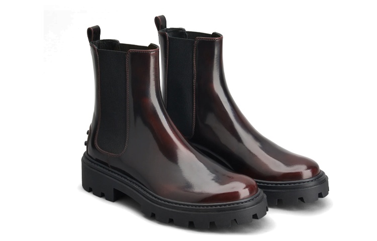 (W) TOD'S Leather Chelsea Boot 'Brown' 圖 2