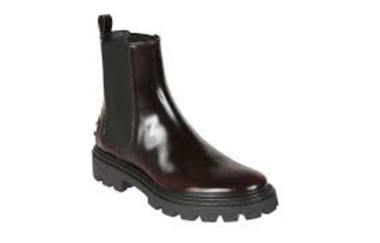 (W) TOD'S Leather Chelsea Boot 'Brown' 圖 4
