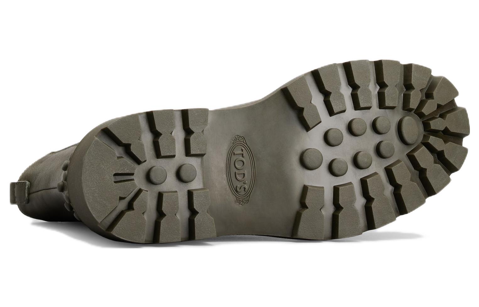 (W) TOD'S Leather Chelsea Boot 'Dark Green' 圖 4