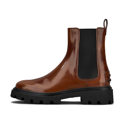 (W) TOD'S Leather Chelsea Boots 'Brown'