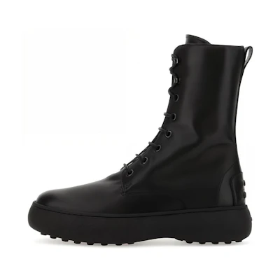(W) TOD'S Leather CMFT Ankle Boots 'Black'