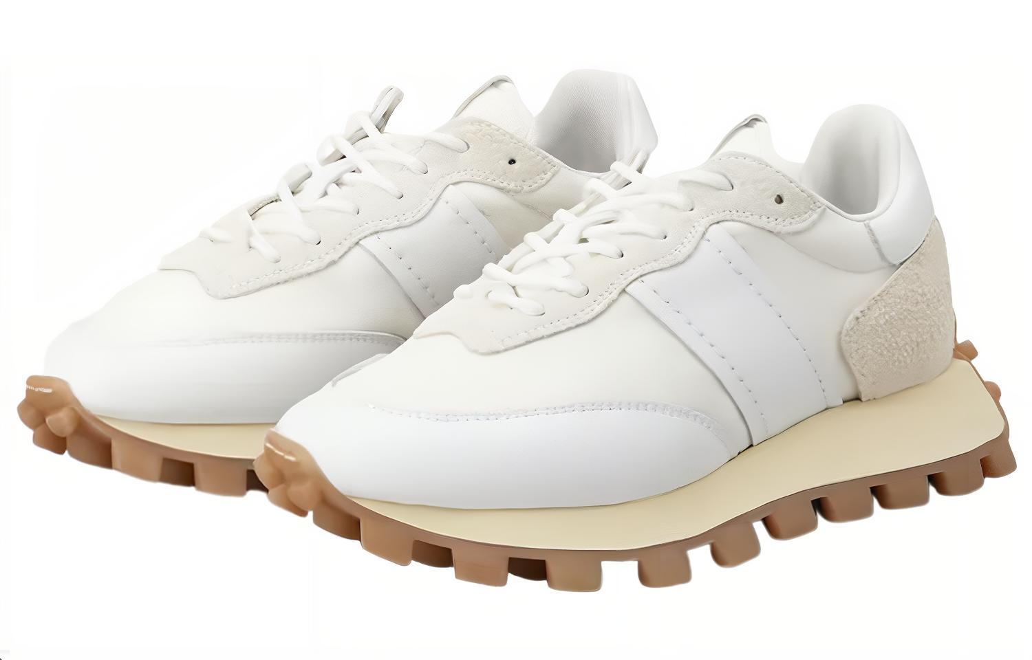 (W) TOD'S Leather Fabric Low-Top 'White CMFT' 圖 2