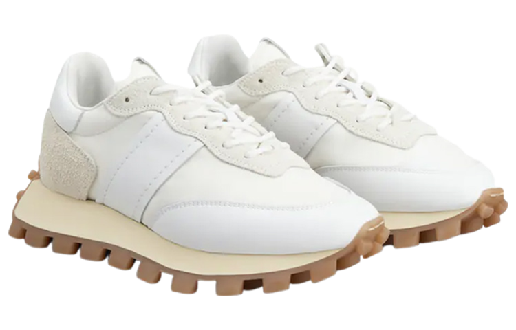 (W) TOD'S Leather Fabric Low-Top 'White CMFT' 圖 3