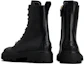 Shop (W) TOD''S Leren Modieuze Veterlaarzen Zwart - Rond Neus Halfhoge Martin Boots XXW08J0EY53RBTB999
