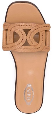 (Women) TOD'S Leather Flat Sandal 'Brown' XXW05G0EM10RNLC811 Shop (Women) TOD'S Leather Flat Sandal 'Brown' XXW05G0EM10RNLC811