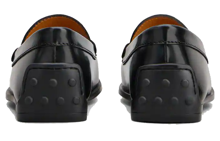 (W) TOD'S Leather Gommino Slip-On 'Black' 圖 3