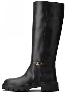 (W) TOD''S Leren Hoge Schoen ''Zwarte Comfortabele Mode'' XXW08J0HQ10GOCB999 Buy (W) TOD''S Leren Hoge Schoen ''Zwarte Comfortabele Mode'' XXW08J0HQ10GOCB999