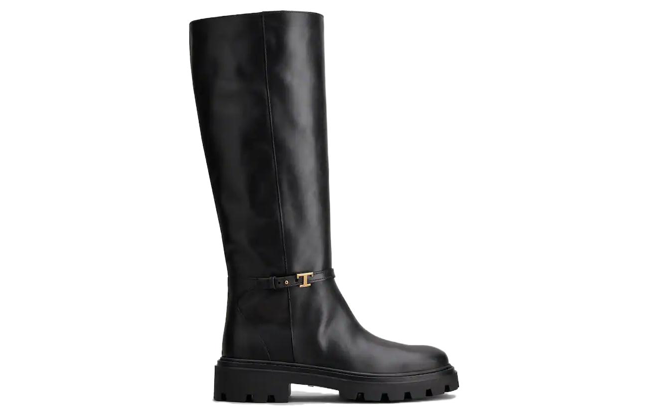 Order (W) TOD''S Leren Hoge Schoen ''Zwarte Comfortabele Mode'' XXW08J0HQ10GOCB999