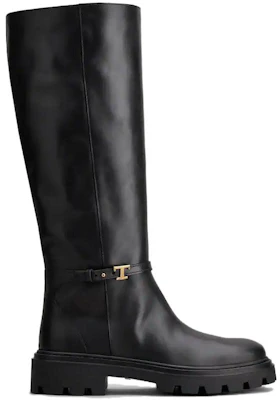 (W) TOD''S Leren Hoge Schoen ''Zwarte Comfortabele Mode'' XXW08J0HQ10GOCB999 Order (W) TOD''S Leren Hoge Schoen ''Zwarte Comfortabele Mode'' XXW08J0HQ10GOCB999