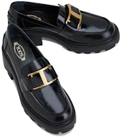 托德斯 時尚皮革高跟鞋 女款 黑色 Shop 托德斯 時尚皮革高跟鞋 女款 黑色