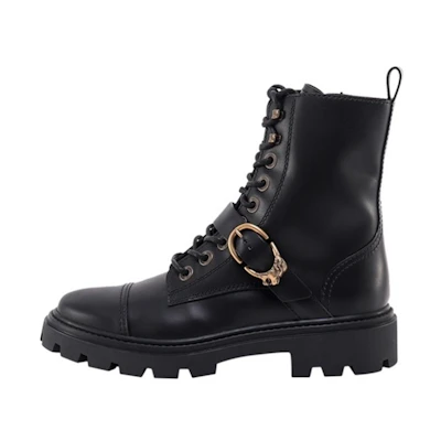 (W) TOD'S Leather Lace-Up Boots 'Black'