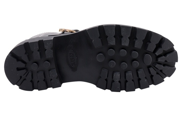 Shop (W) But But Kulit Lace-Up TOD'S 'Hitam' XXW08J0GD70RBTB999