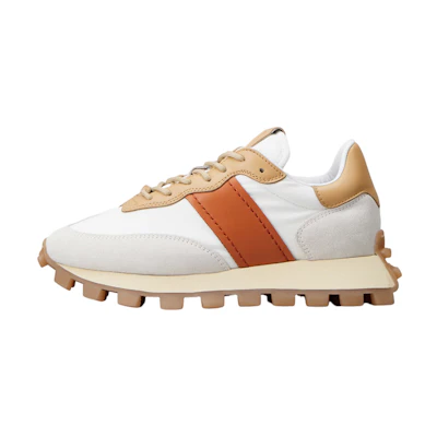 (W) TOD'S Leather Lace-up Low-Top Sneaker 'White'