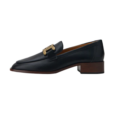 (W) TOD'S Leather Loafer 'Black'