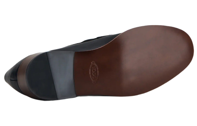 (W) TOD'S Leather Loafer 'Black' 圖 4