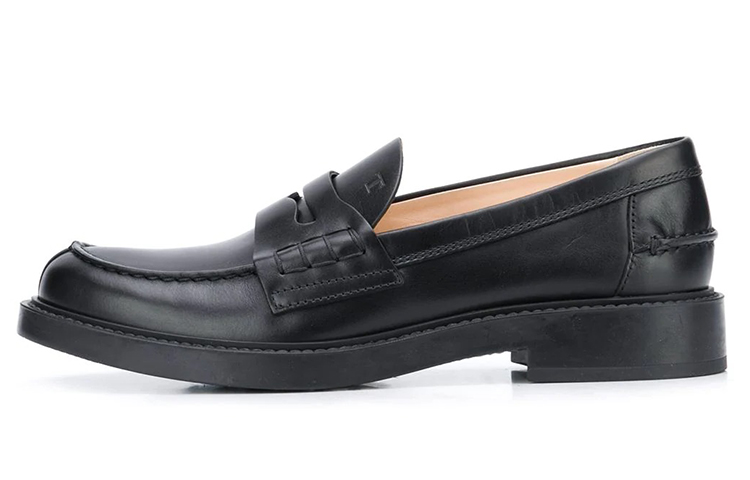 (W) TOD'S Leather Loafer 'Black'