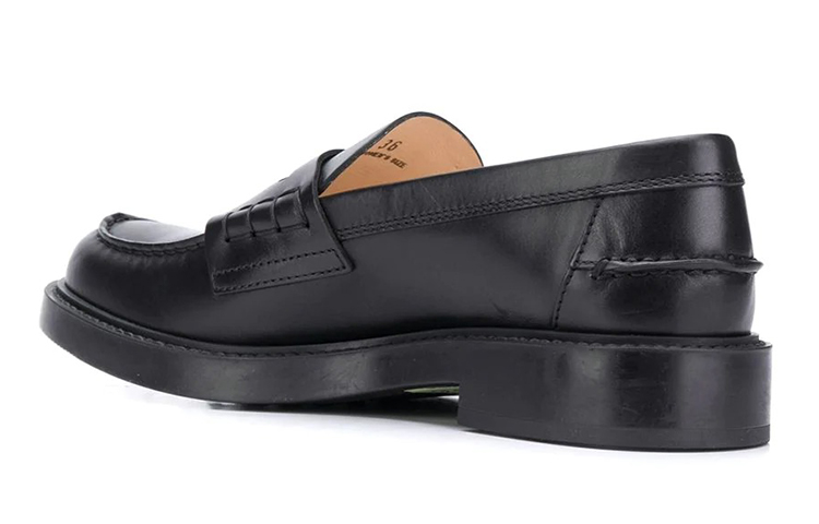 (W) TOD'S Leather Loafer 'Black' 圖 3