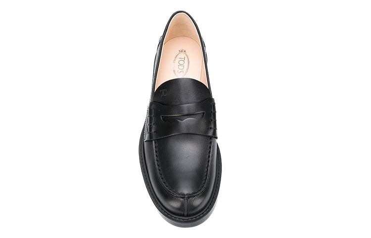 (W) TOD'S Leather Loafer 'Black' 圖 4