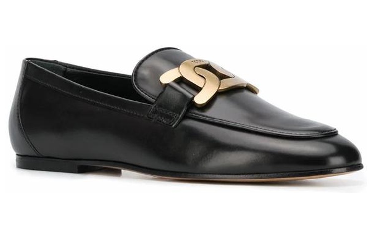 (W) TOD'S Leather Loafer 'Black Fashion' 圖 2