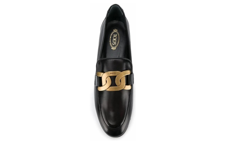 (W) TOD'S Leather Loafer 'Black Fashion' 圖 4
